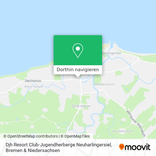 Djh Resort Club-Jugendherberge Neuharlingersiel Karte