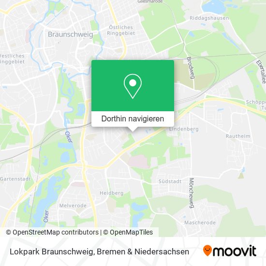 Lokpark Braunschweig Karte