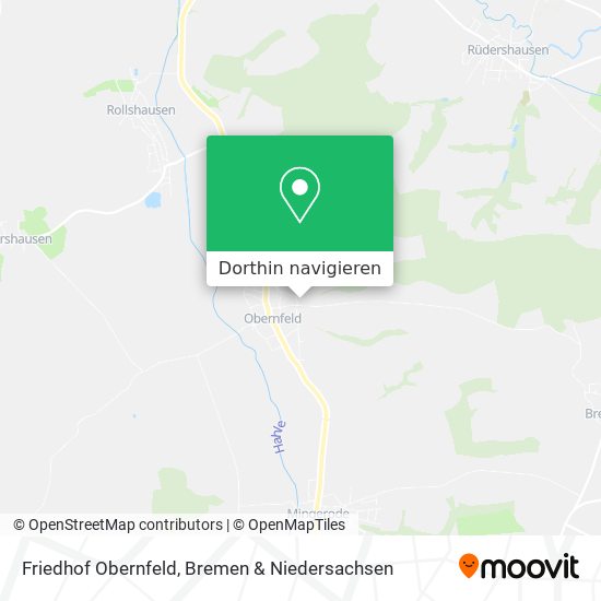 Friedhof Obernfeld Karte