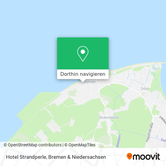 Hotel Strandperle Karte