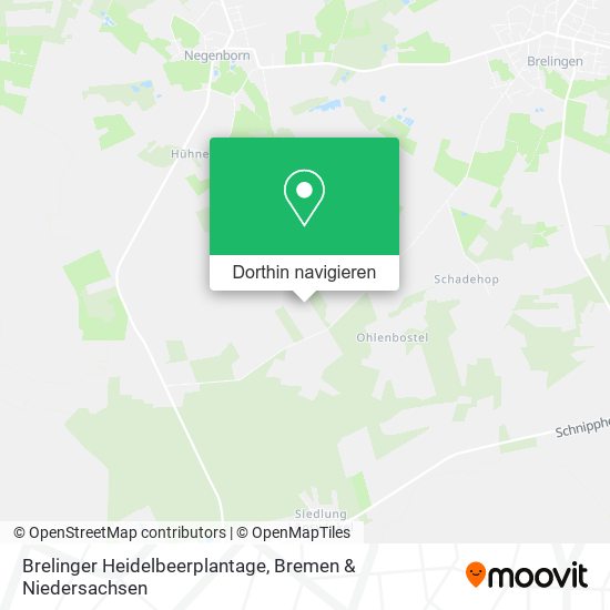 Brelinger Heidelbeerplantage Karte