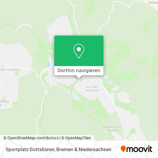 Sportplatz Gottsbüren Karte