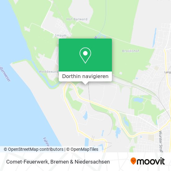 Comet-Feuerwerk Karte