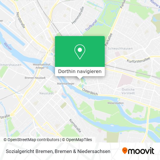 Sozialgericht Bremen Karte