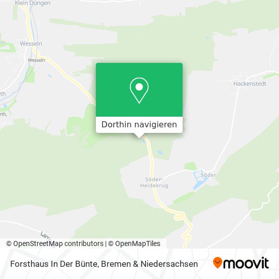 Forsthaus In Der Bünte Karte