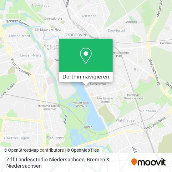 Zdf Landesstudio Niedersachsen Karte