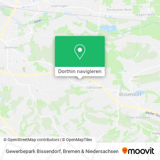 Gewerbepark Bissendorf Karte