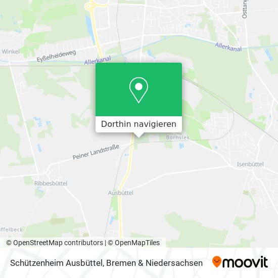 Schützenheim Ausbüttel Karte