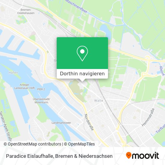 Paradice Eislaufhalle Karte