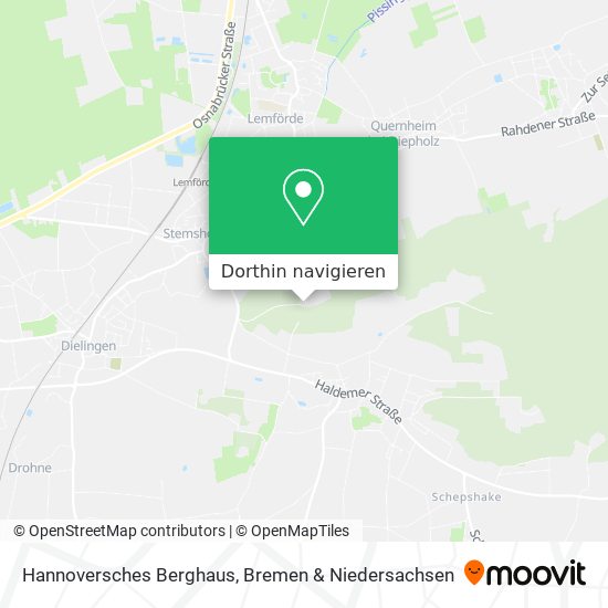 Hannoversches Berghaus Karte
