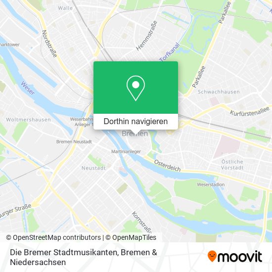 Die Bremer Stadtmusikanten Karte