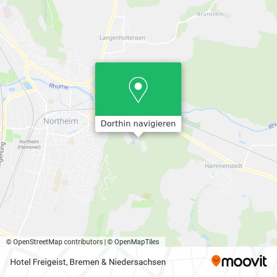 Hotel Freigeist Karte