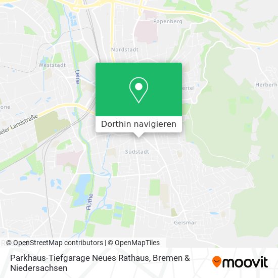 Parkhaus-Tiefgarage Neues Rathaus Karte