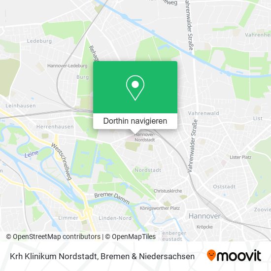 Krh Klinikum Nordstadt Karte