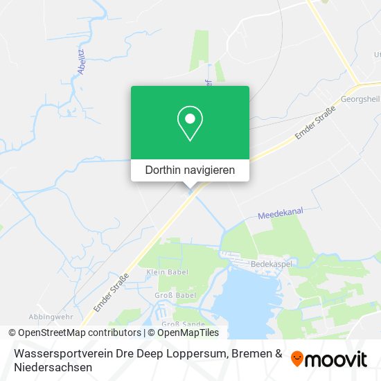 Wassersportverein Dre Deep Loppersum Karte