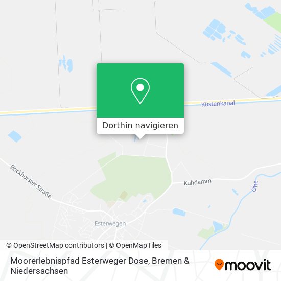 Moorerlebnispfad Esterweger Dose Karte
