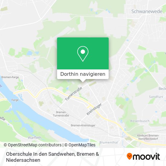 Oberschule In den Sandwehen Karte