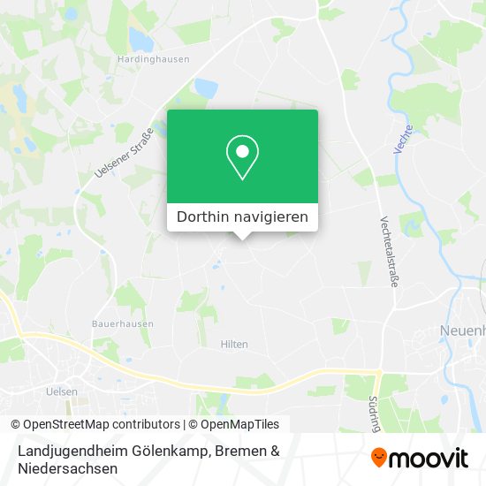 Landjugendheim Gölenkamp Karte