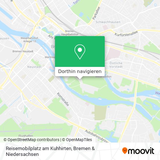 Reisemobilplatz am Kuhhirten Karte