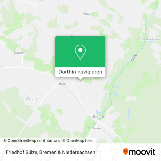 Friedhof Sülze Karte