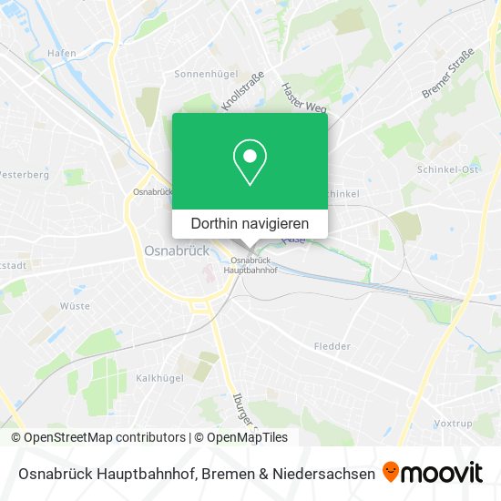 Osnabrück Hauptbahnhof Karte