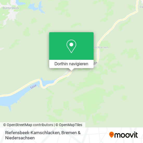 Riefensbeek-Kamschlacken Karte
