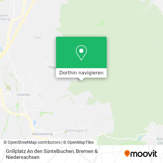 Grillplatz An den Süntelbuchen Karte