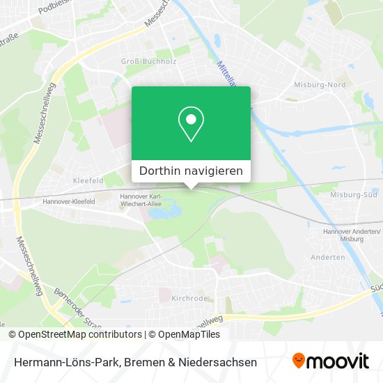 Hermann-Löns-Park Karte