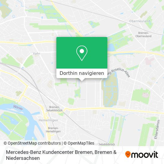 Mercedes-Benz Kundencenter Bremen Karte