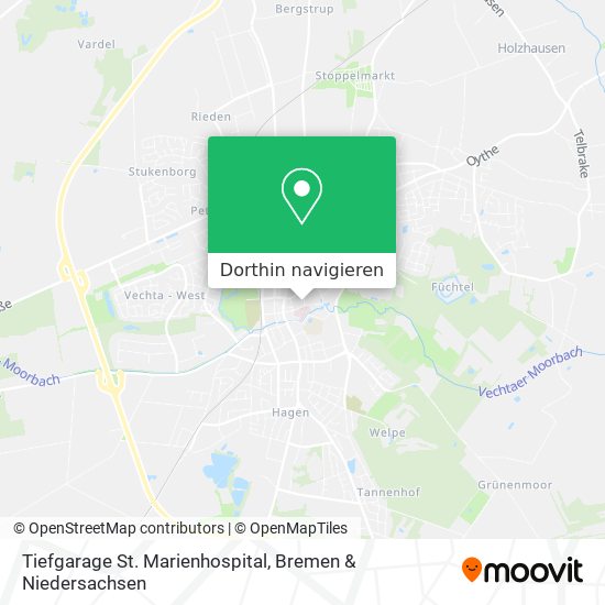 Tiefgarage St. Marienhospital Karte