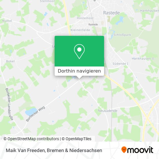 Maik Van Freeden Karte