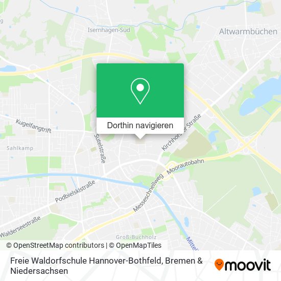 Freie Waldorfschule Hannover-Bothfeld Karte