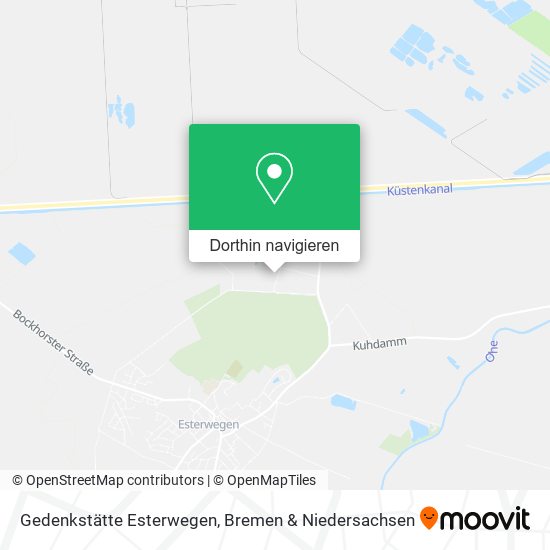 Gedenkstätte Esterwegen Karte