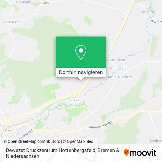 Dewezet Druckzentrum Hottenbergsfeld Karte