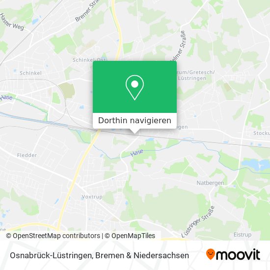 Osnabrück-Lüstringen Karte