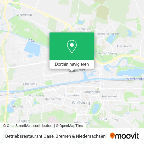 Betriebsrestaurant Oase Karte