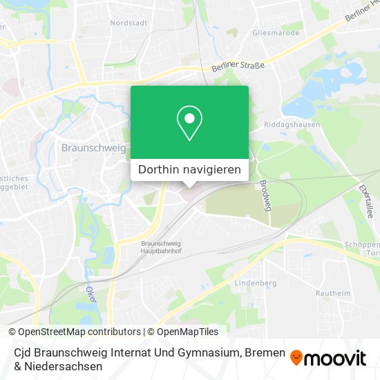 Cjd Braunschweig Internat Und Gymnasium Karte