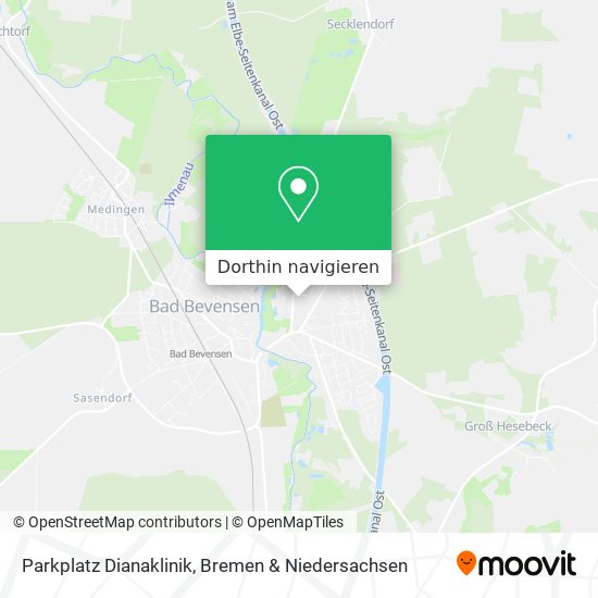 Parkplatz Dianaklinik Karte