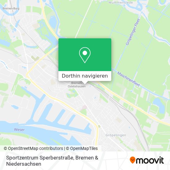 Sportzentrum Sperberstraße Karte