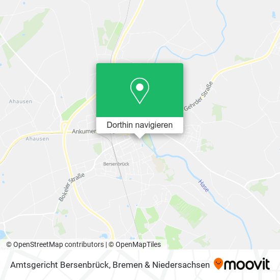 Amtsgericht Bersenbrück Karte