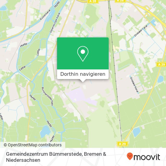 Gemeindezentrum Bümmerstede Karte