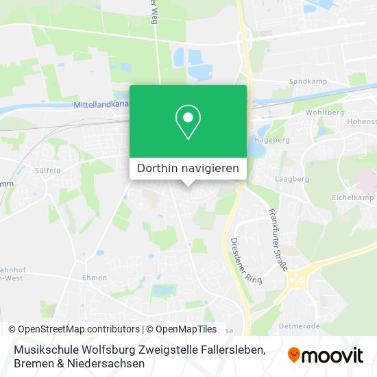 Musikschule Wolfsburg Zweigstelle Fallersleben Karte