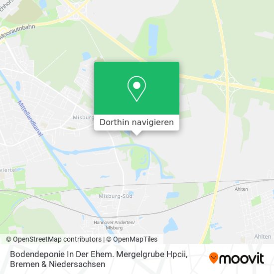 Bodendeponie In Der Ehem. Mergelgrube Hpcii Karte