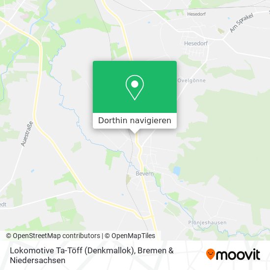 Lokomotive Ta-Töff (Denkmallok) Karte