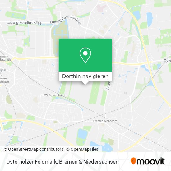 Osterholzer Feldmark Karte