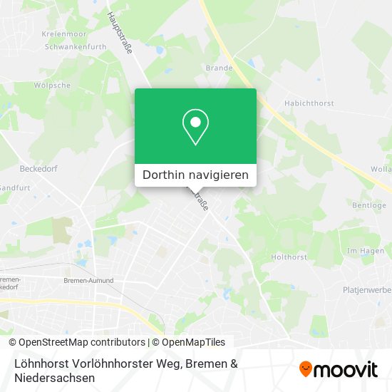 Löhnhorst Vorlöhnhorster Weg Karte