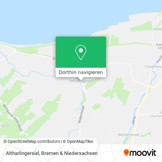 Altharlingersiel Karte