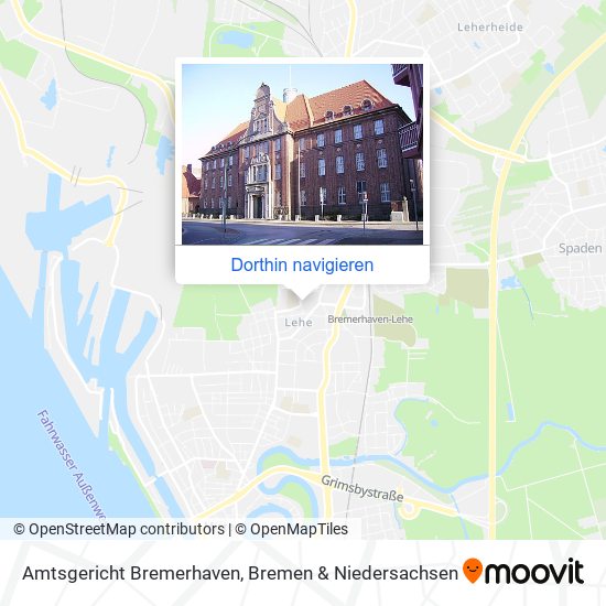 Amtsgericht Bremerhaven Karte