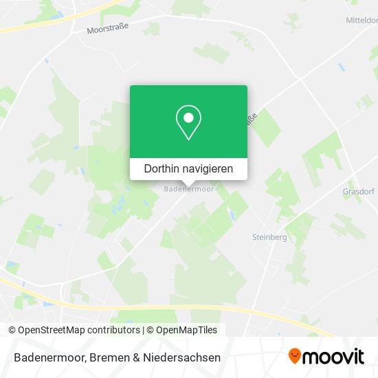 Badenermoor Karte