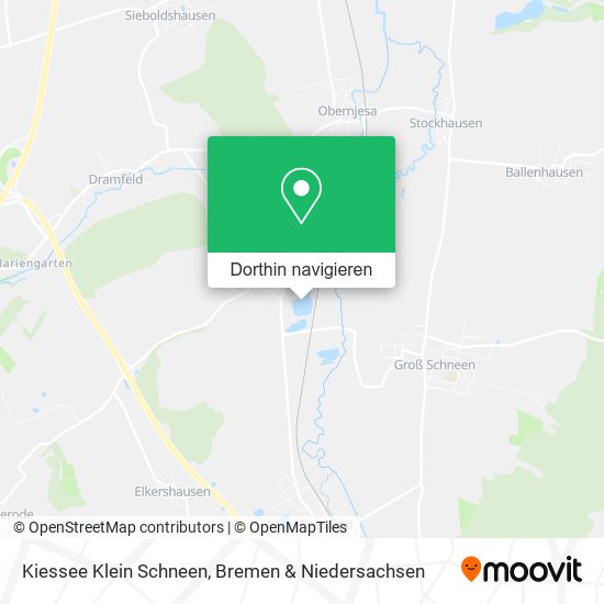 Kiessee Klein Schneen Karte